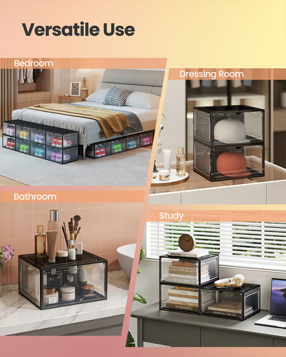 Stackable shoe boxes with doors - image 14