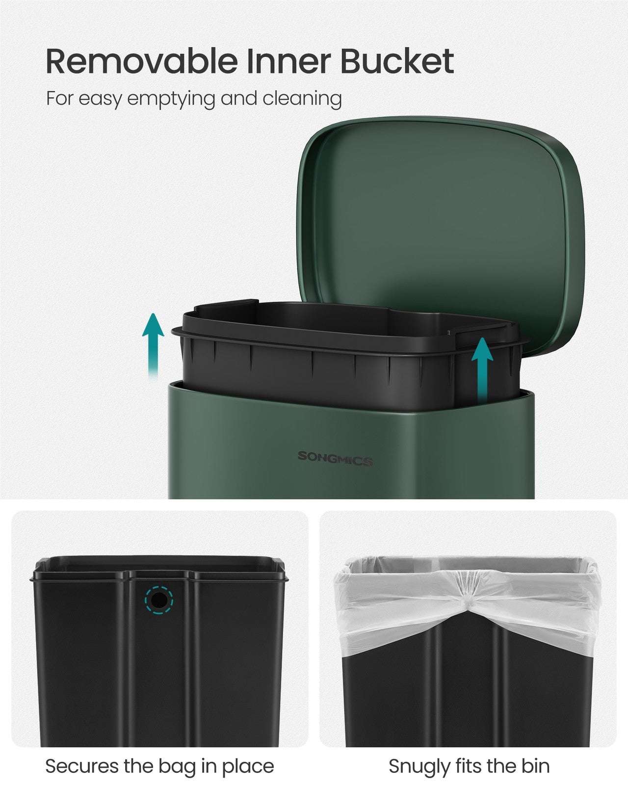 Kitchen Pedal Trash Bin - image 30
