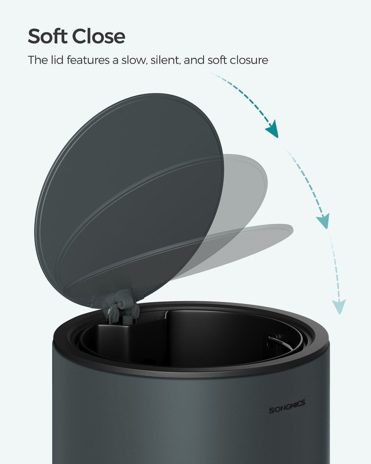 3L Step Bathroom Trash Can - image 4
