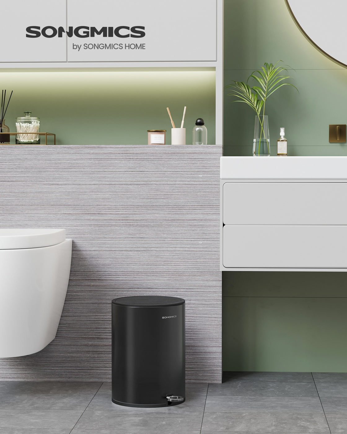 3L Step Bathroom Trash Can - image 11