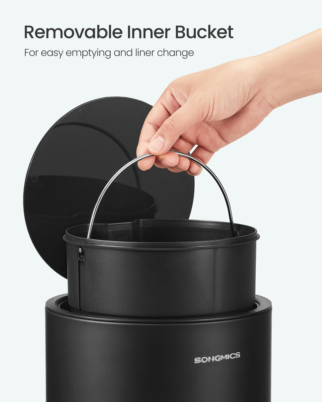 3L Step Bathroom Trash Can - image 14