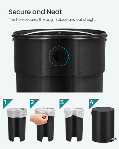 3L Step Bathroom Trash Can - image 15