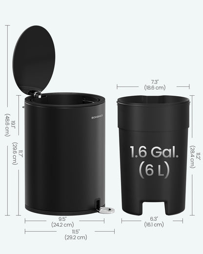 3L Step Bathroom Trash Can - image 16