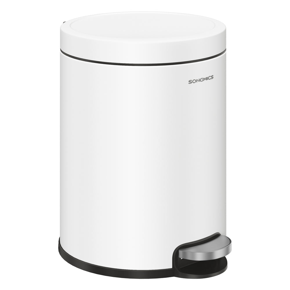 Bathroom Pedal Bin 0.8 Gallon (3 L) Steel Toilet Bin Ink Black - image 15