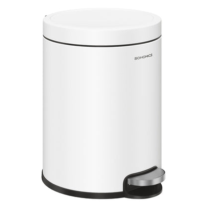 Bathroom Pedal Bin 0.8 Gallon (3 L) Steel Toilet Bin Ink Black - image 15