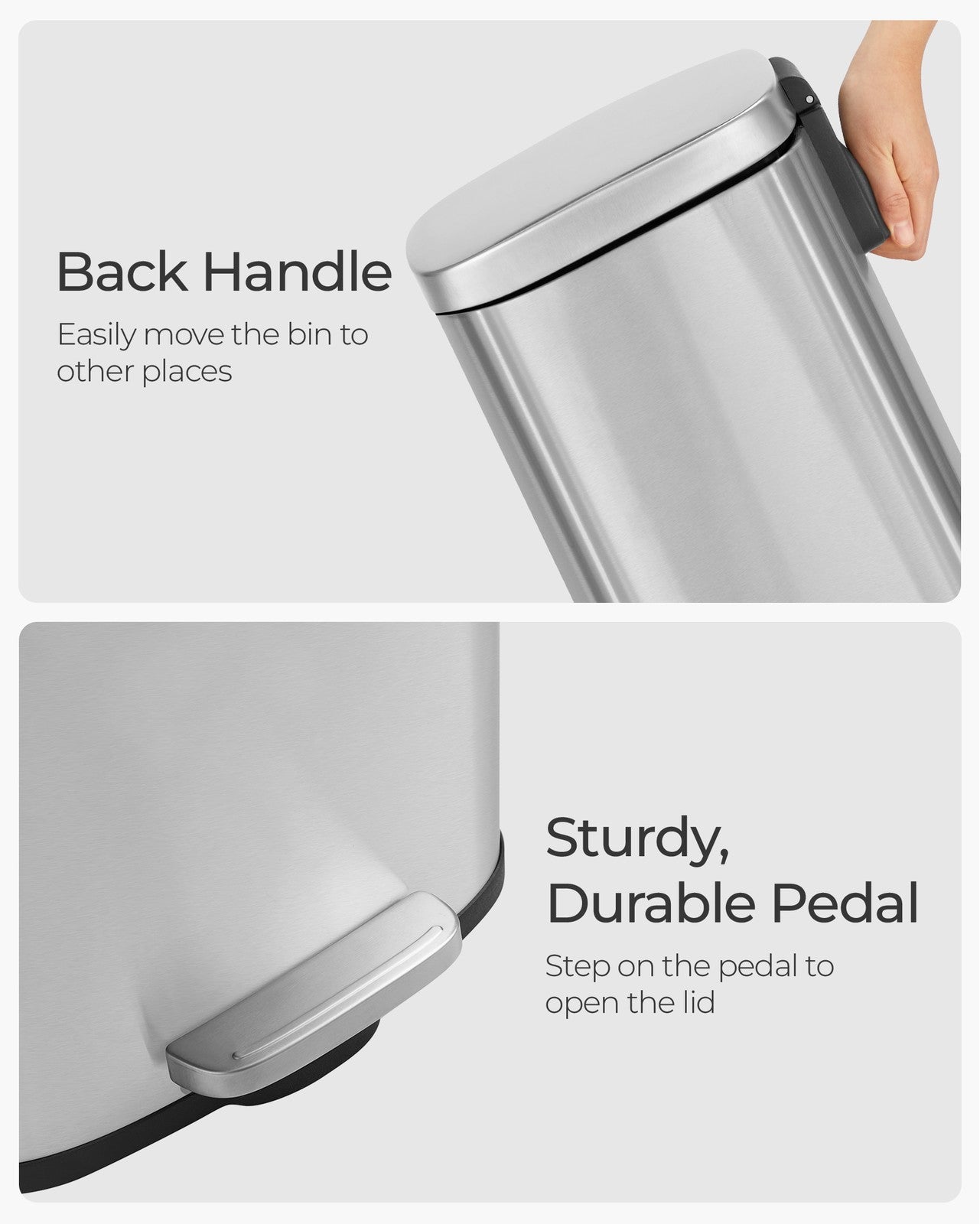 Kitchen Pedal Trash Bin - image 8