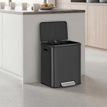 Double Bin for Recycling and Waste Ink Black - image 2