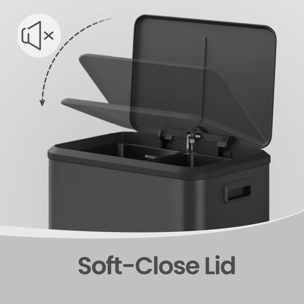 Double Bin for Recycling and Waste Ink Black - image 6