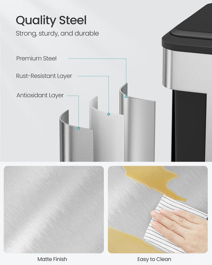 Double Bin for Recycling and Waste Ink Black - image 13