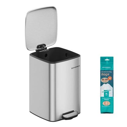 20 L Steel Kitchen Pedal Bin with Inner Bucket Sand Beige - image 16