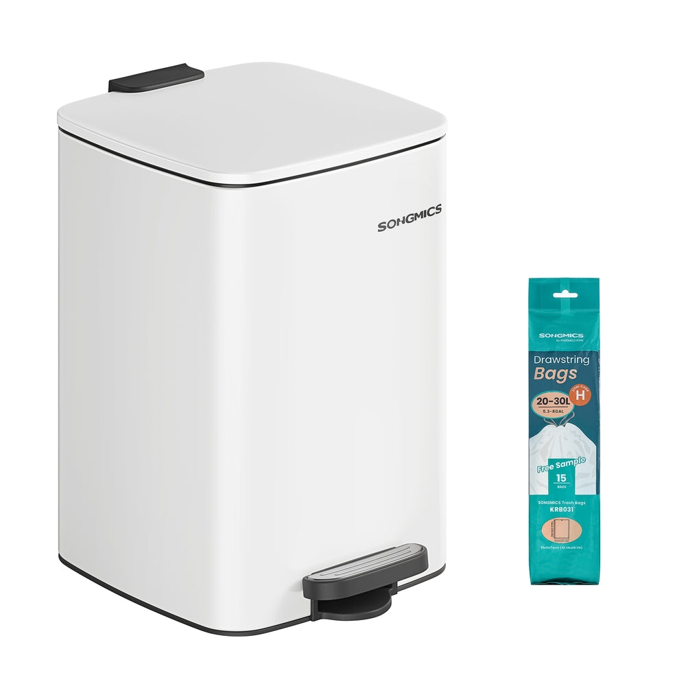 20 L Steel Kitchen Pedal Bin with Inner Bucket Sand Beige - image 60