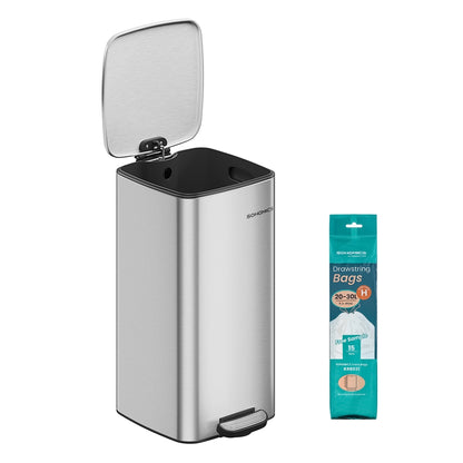 20 L Steel Kitchen Pedal Bin with Inner Bucket Sand Beige - image 31