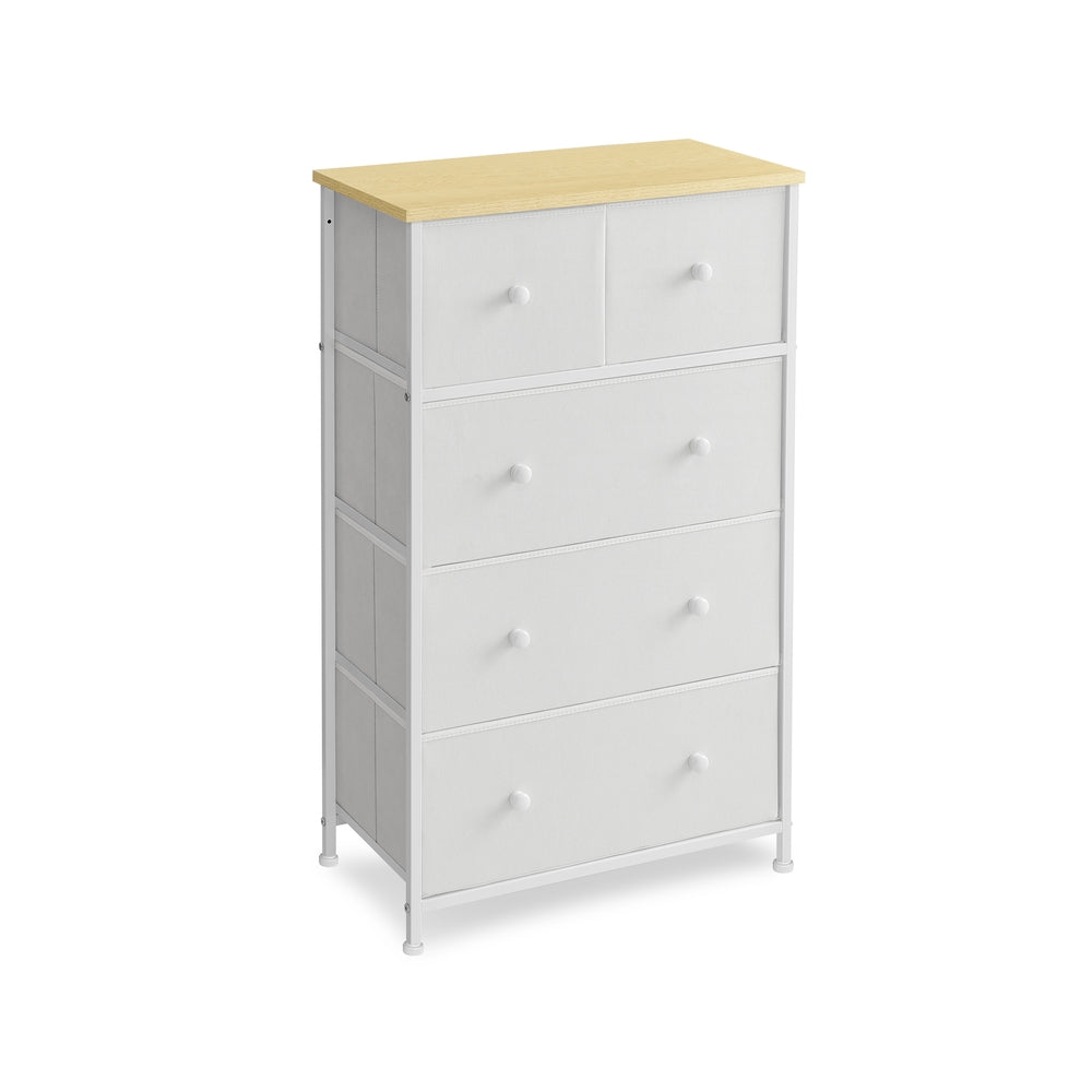 Fabric Chest of Drawers with Adjustable Feet - image 25