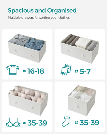 Fabric Chest of Drawers with Adjustable Feet - image 28