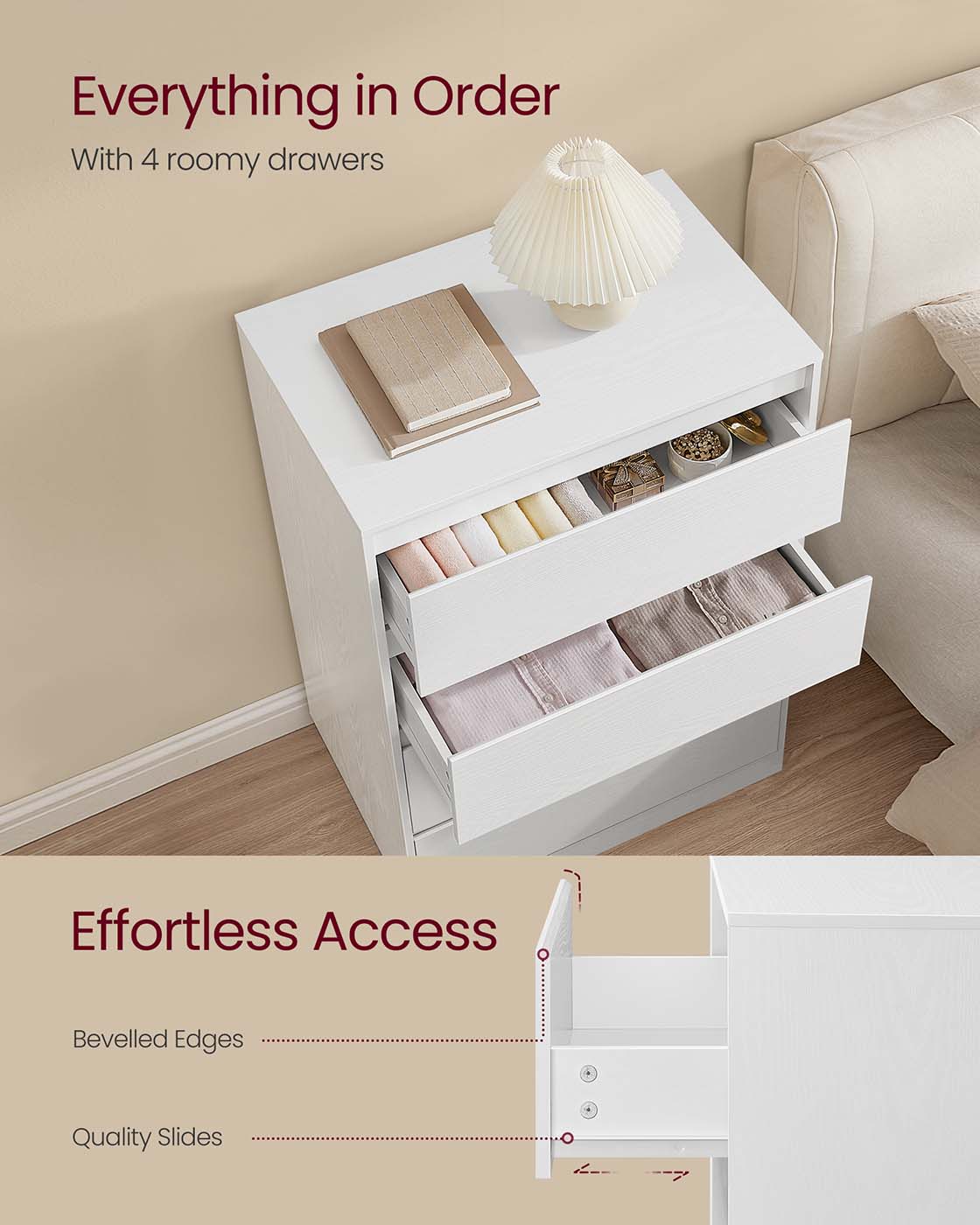 KAILYN Collection - Chest of drawers with four drawers - image 3