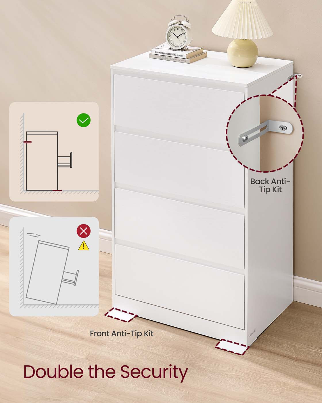 KAILYN Collection - Chest of drawers with four drawers - image 6