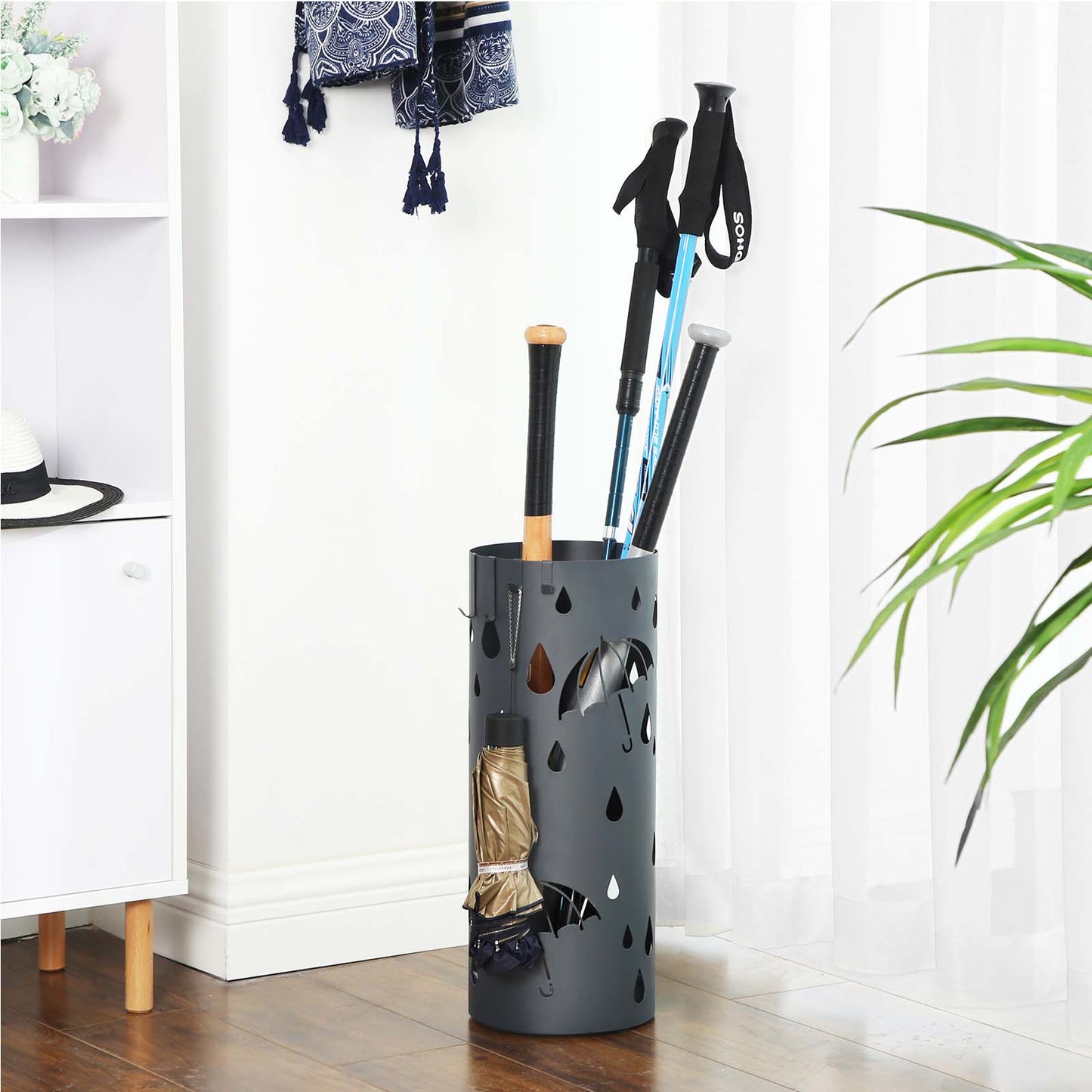Matte Gray Umbrella Stand - image 4