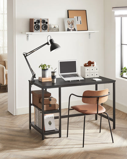 Industrial 47 Inches Computer Desk with Shelves - image 20