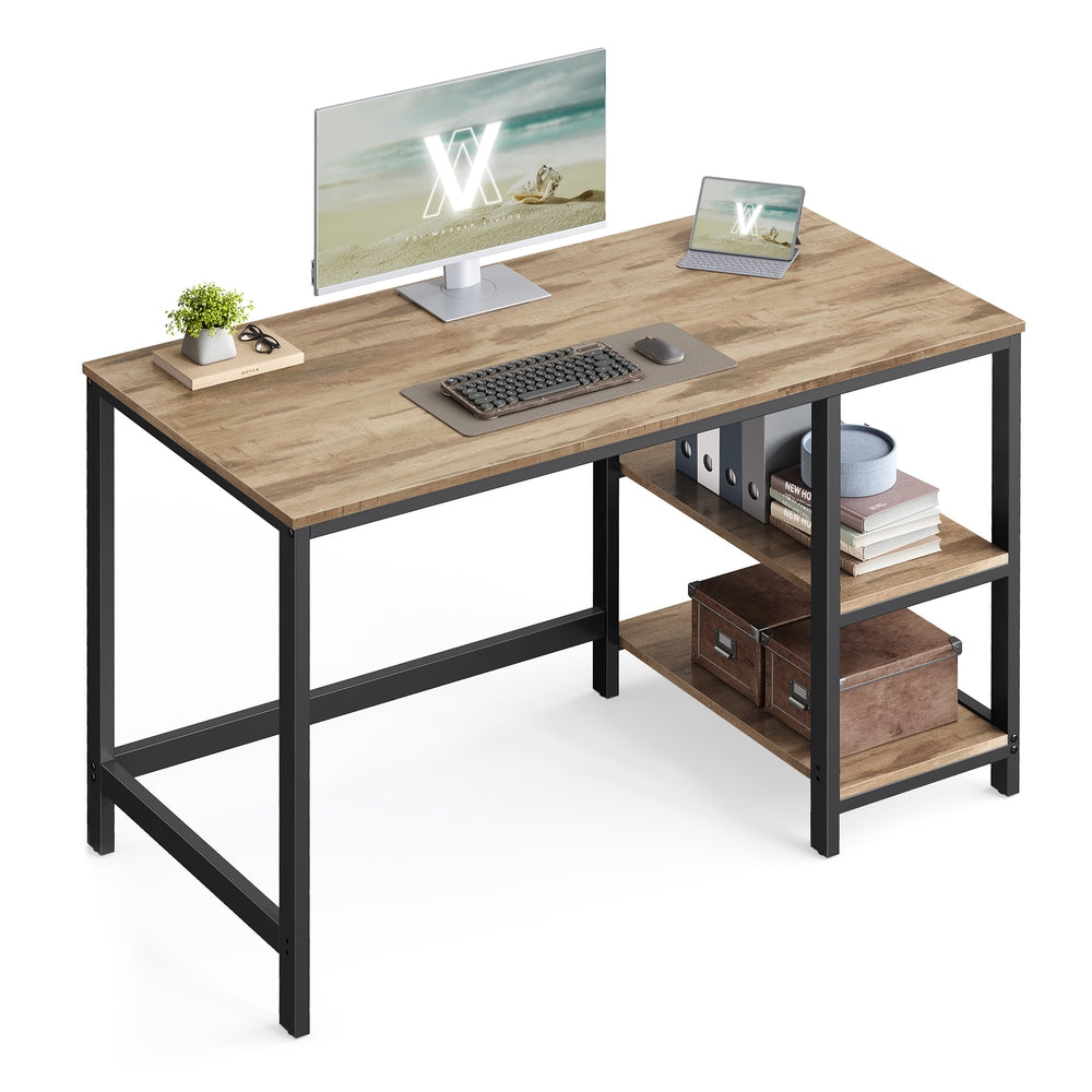 Industrial 47 Inches Computer Desk with Shelves - image 28