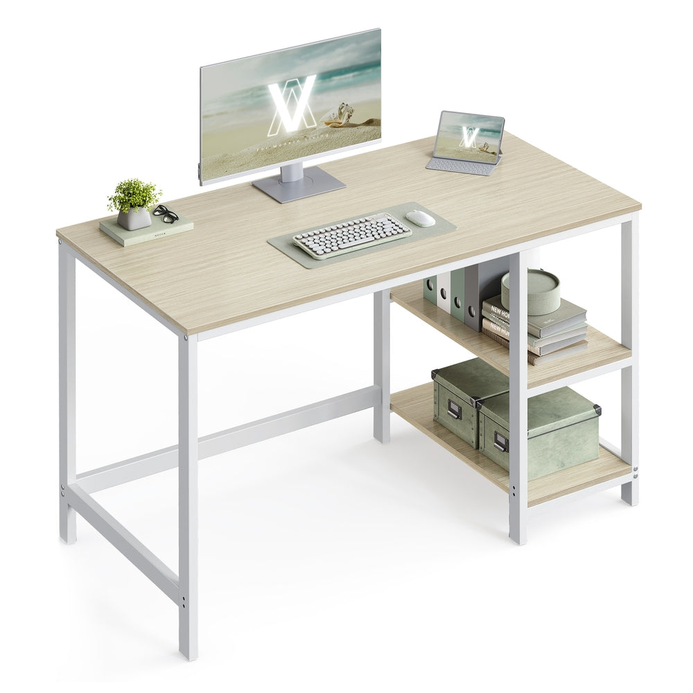 Industrial 47 Inches Computer Desk with Shelves - image 34