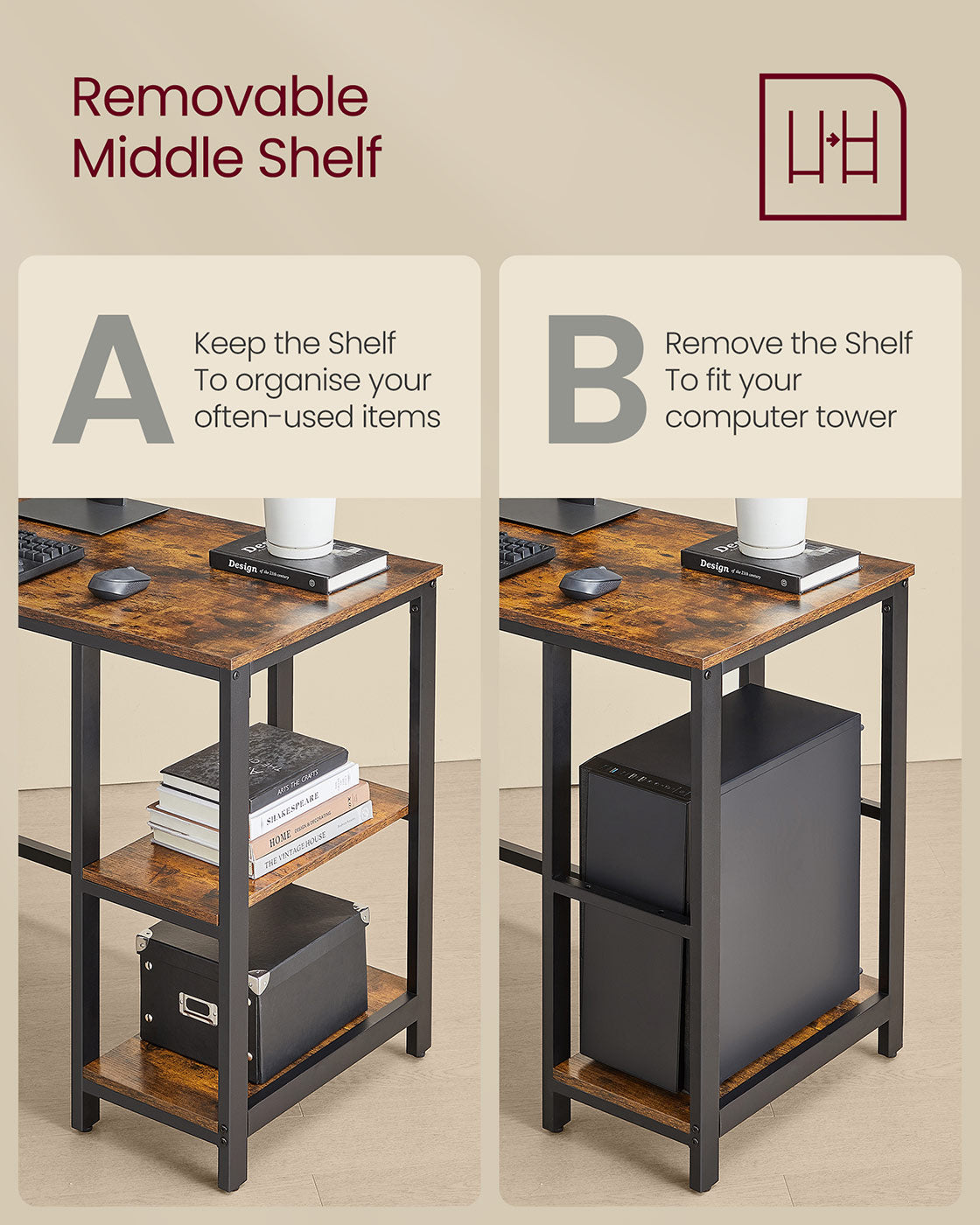 L-Shaped Computer Desk - image 41