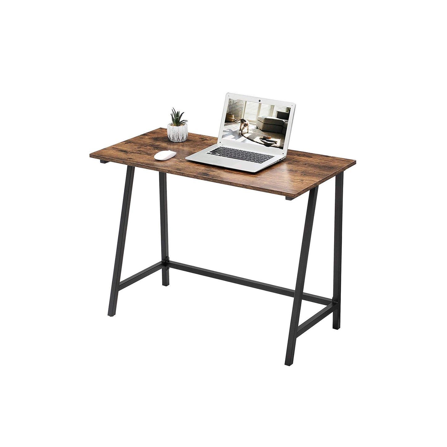 Rustic Brown Computer Desk - image 3