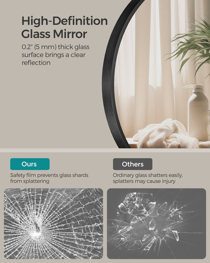 76 cm Round Wall Mirror - image 3