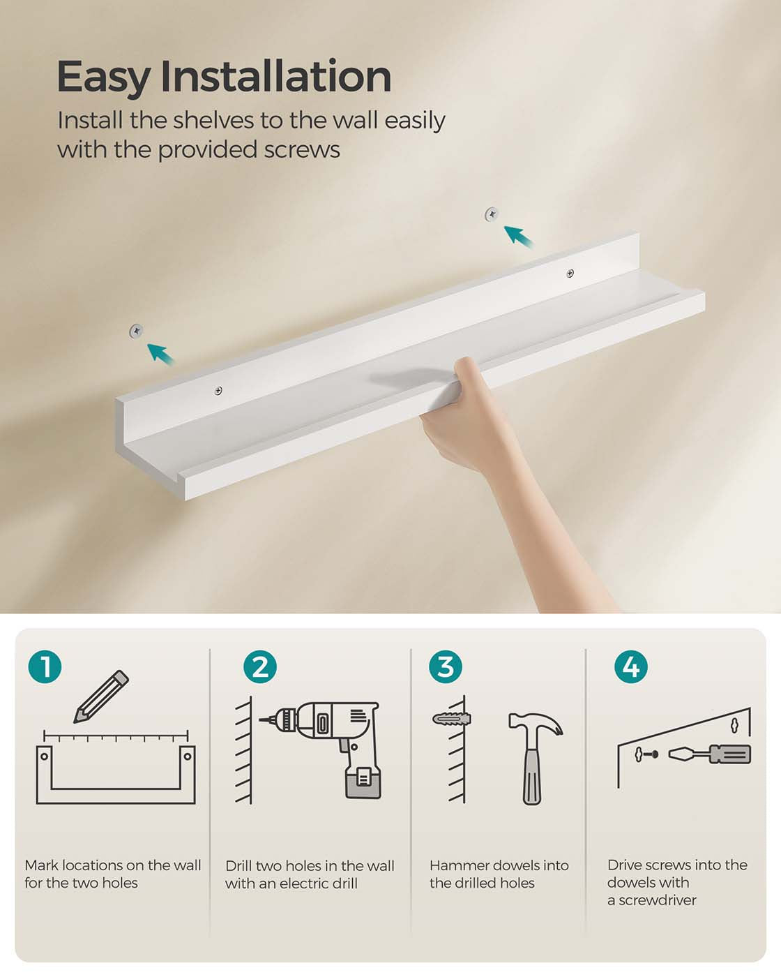 Set of 3 Floating Shelves - image 6