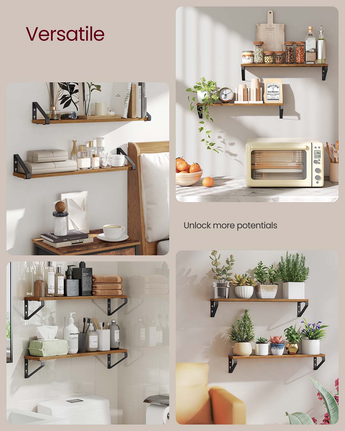 Set of 2 Floating Shelves - image 3