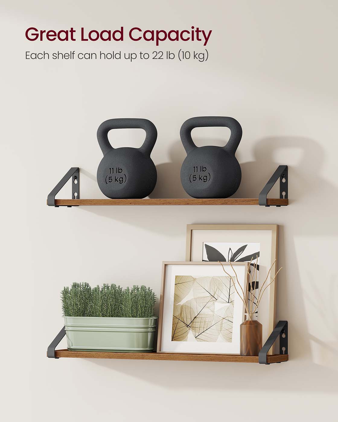 Set of 2 Floating Shelves - image 5