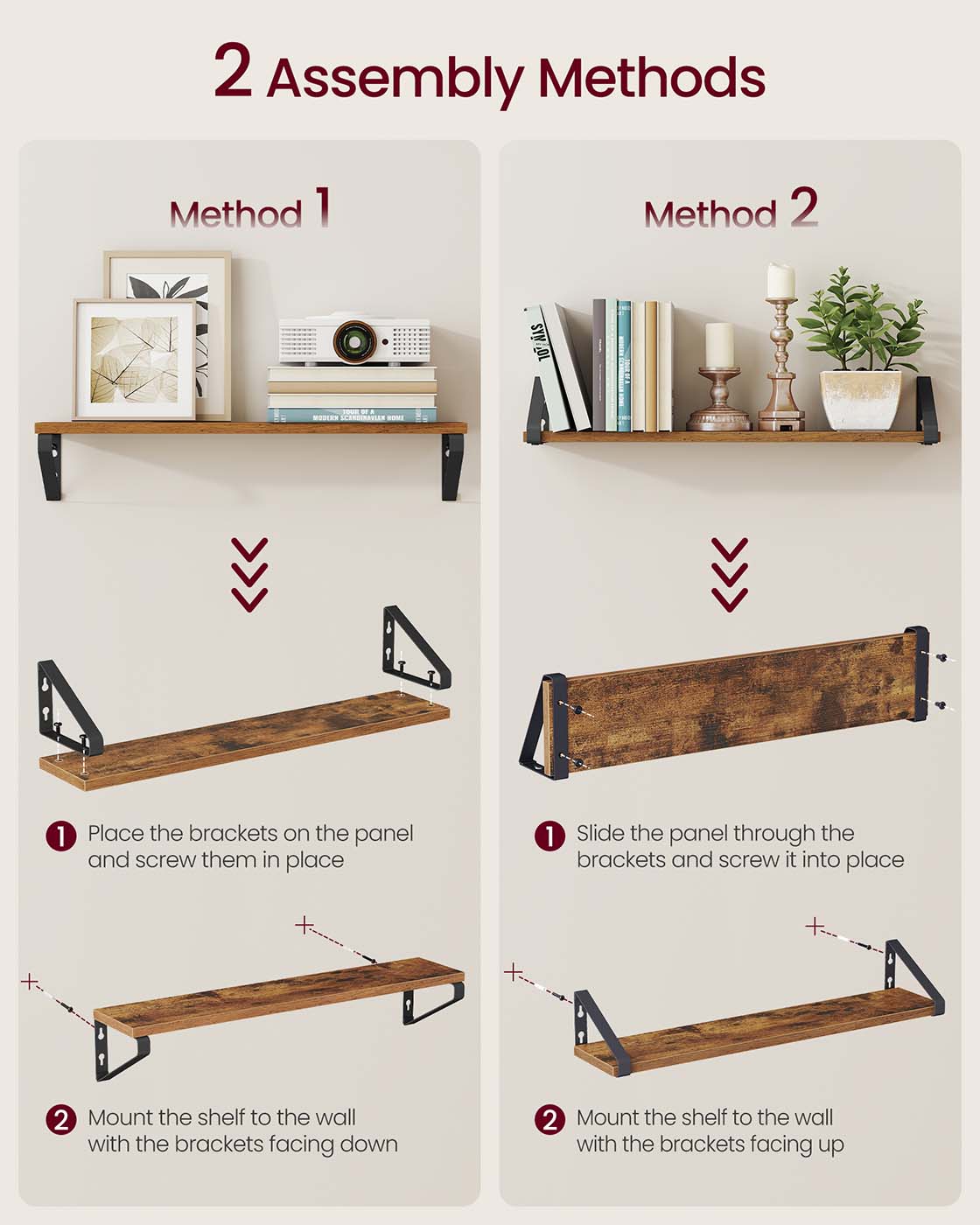 Set of 2 Floating Shelves - image 6