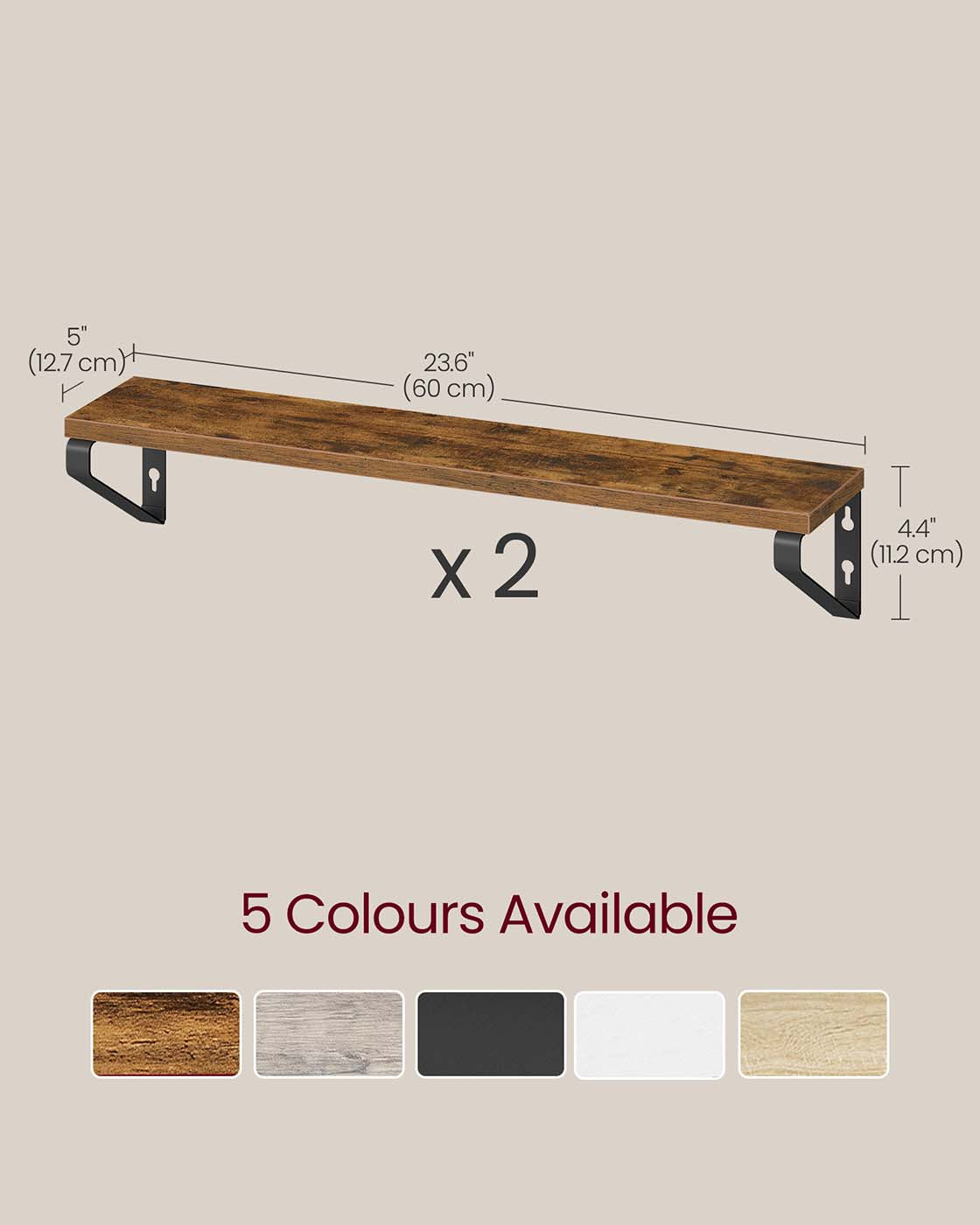 Set of 2 Floating Shelves - image 7