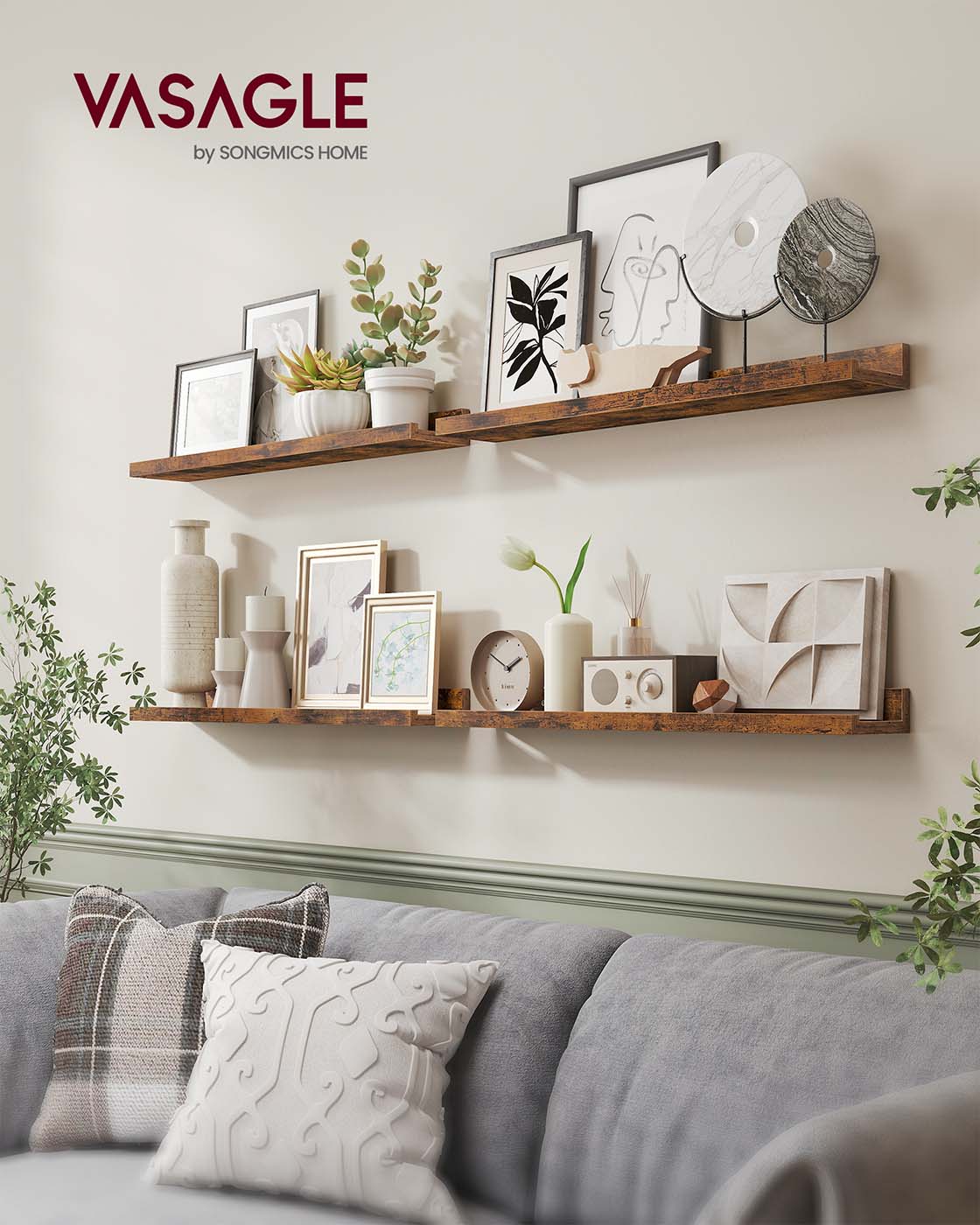 Set of 2 Floating Shelves - image 2