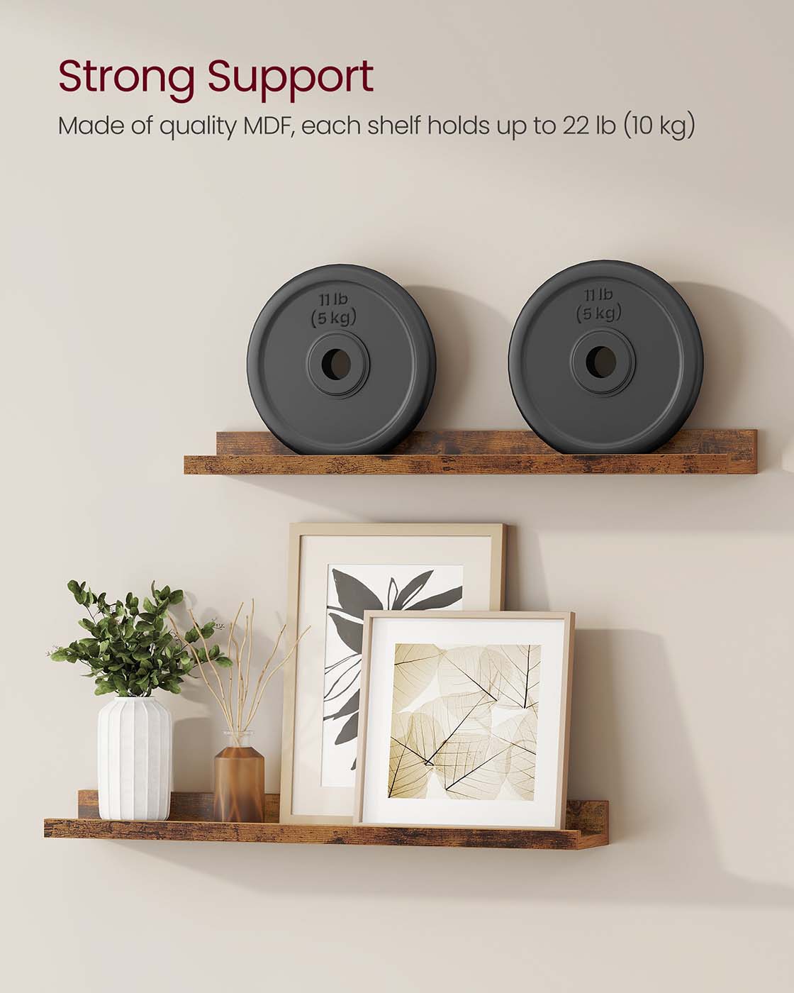 Set of 2 Floating Shelves - image 3