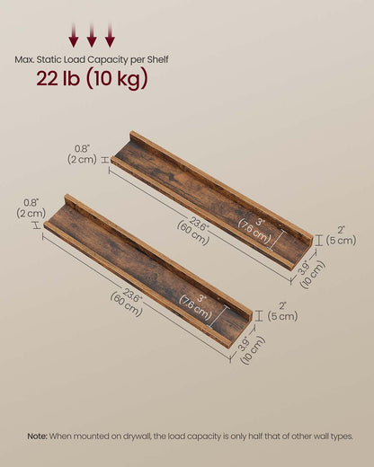 Set of 2 Floating Shelves - image 6