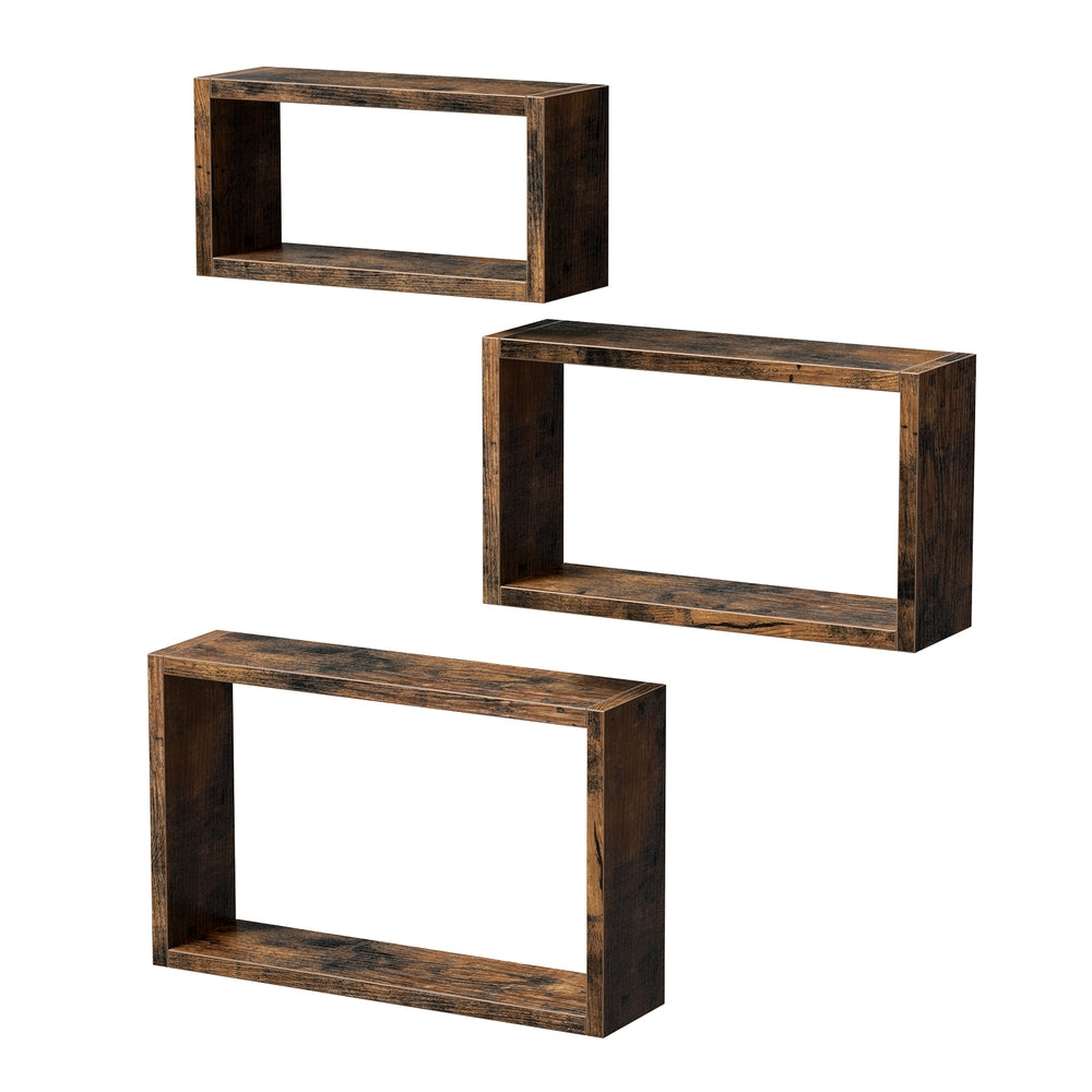 Wall Shelves Rustic Brown - image 1