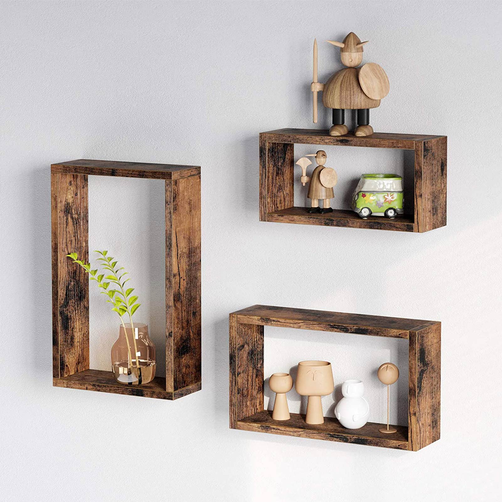 Wall Shelves Rustic Brown - image 6