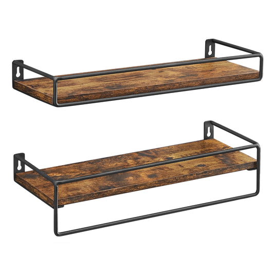 Spice Rack Set of 2 Vintage Brown and Black - image 1