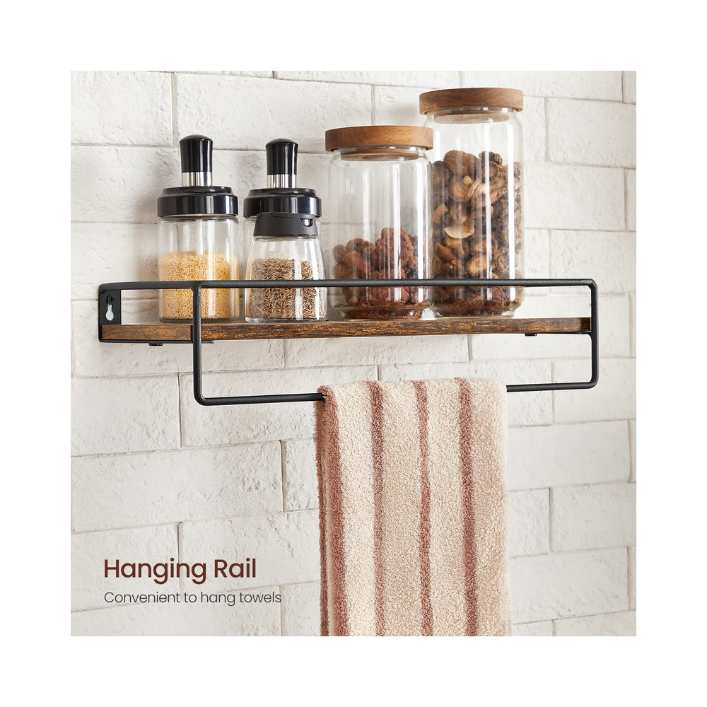 Spice Rack Set of 2 Vintage Brown and Black - image 4