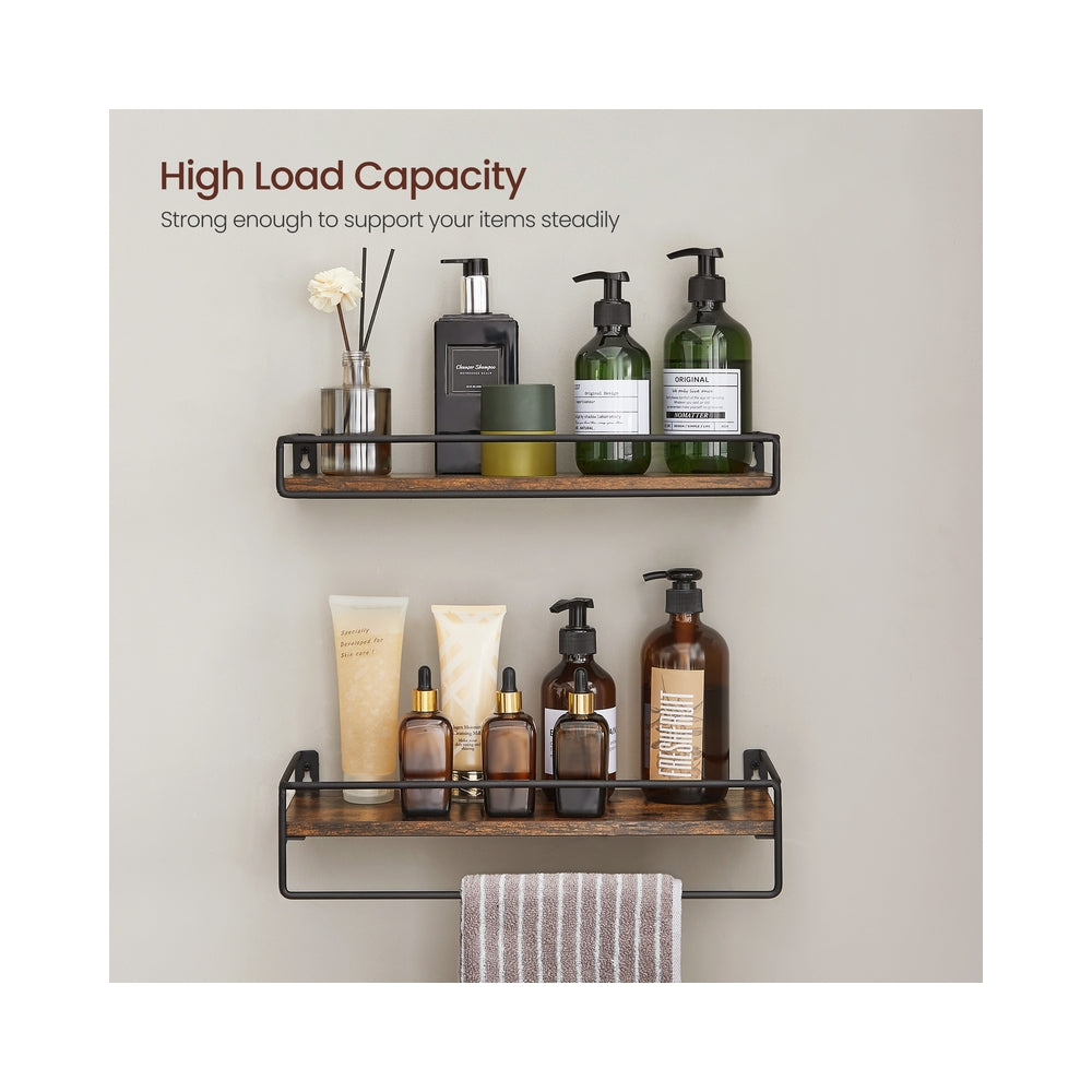 Spice Rack Set of 2 Vintage Brown and Black - image 7