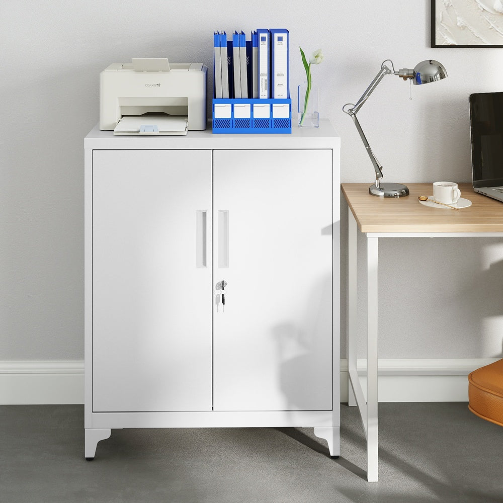 File Cabinet, Multipurpose Garage Cabinet, Office Cabinet with 2 Doors - image 5
