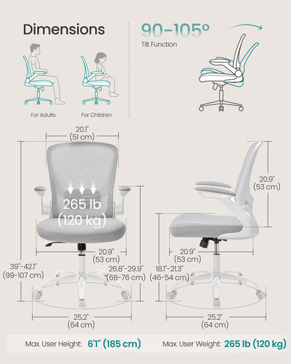 Ergonomic Office Chair with Mesh Back - image 2