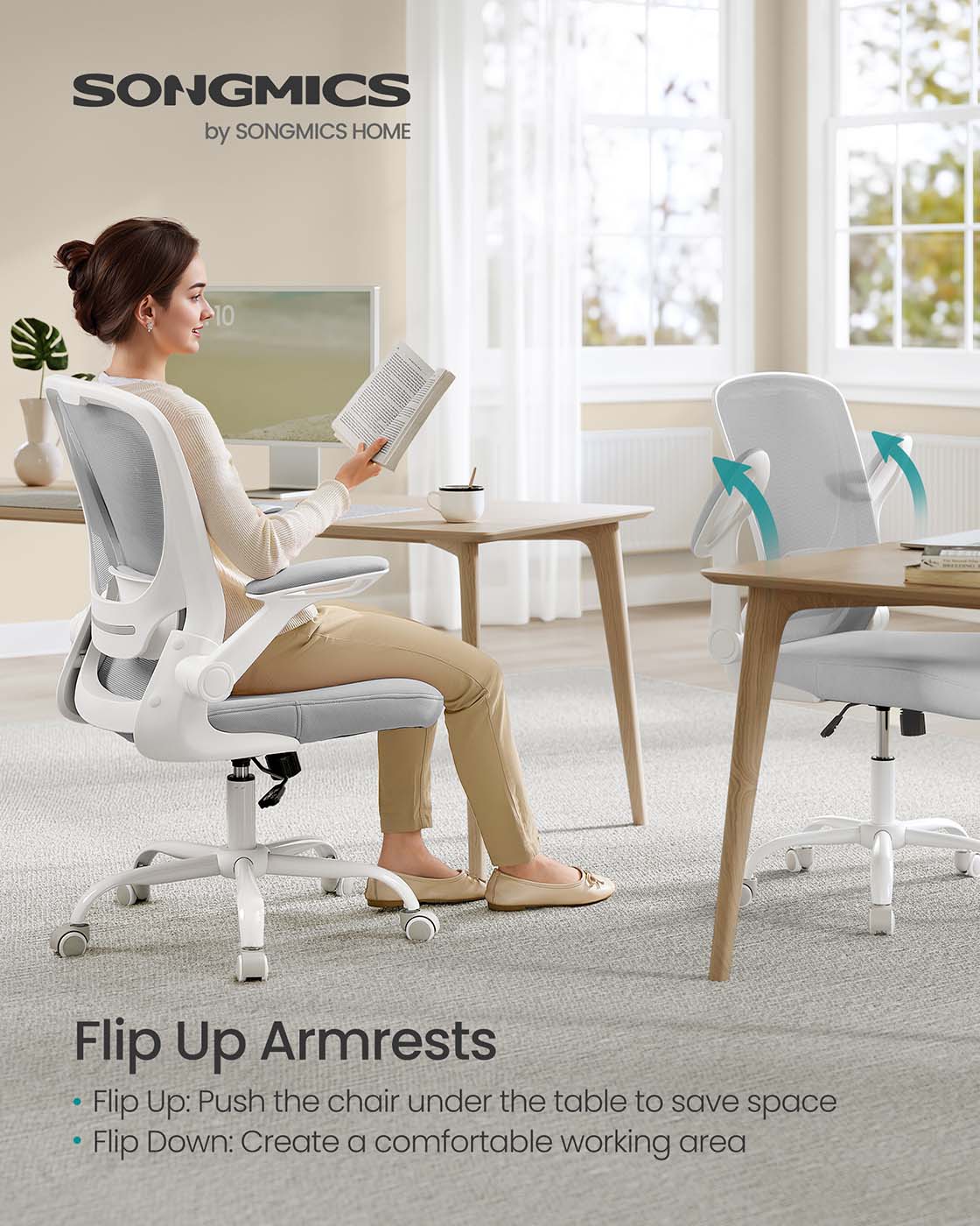 Ergonomic Office Chair with Mesh Back - image 6