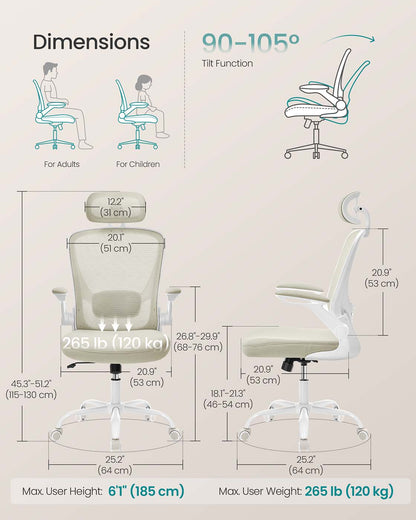 Ergonomic Office Chair with Mesh Back - image 2