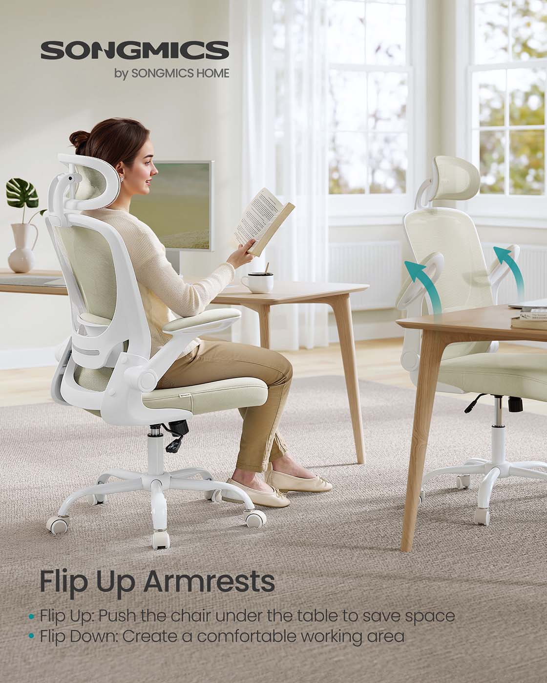 Ergonomic Office Chair with Mesh Back - image 6