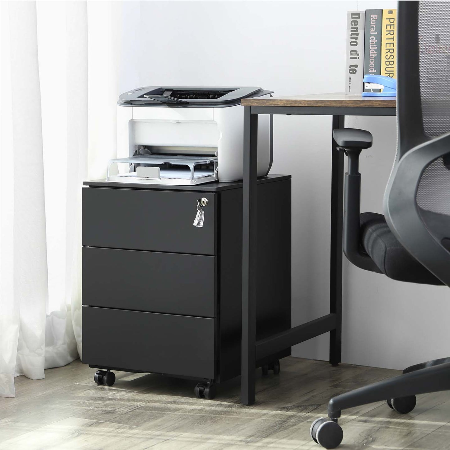 Mobile Lockable File Cabinet - image 5