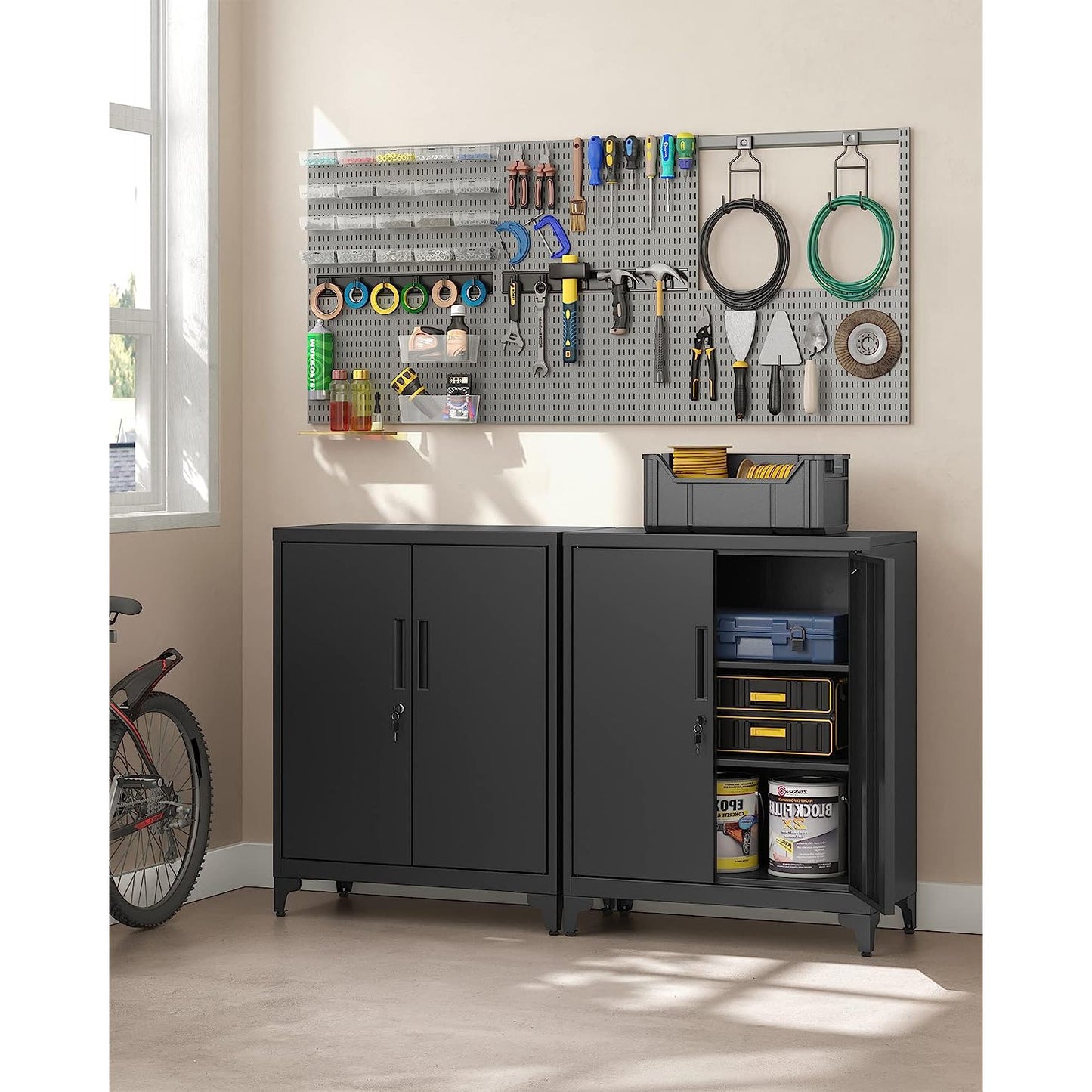 Multipurpose Garage Cabinet with 2 Doors - image 2