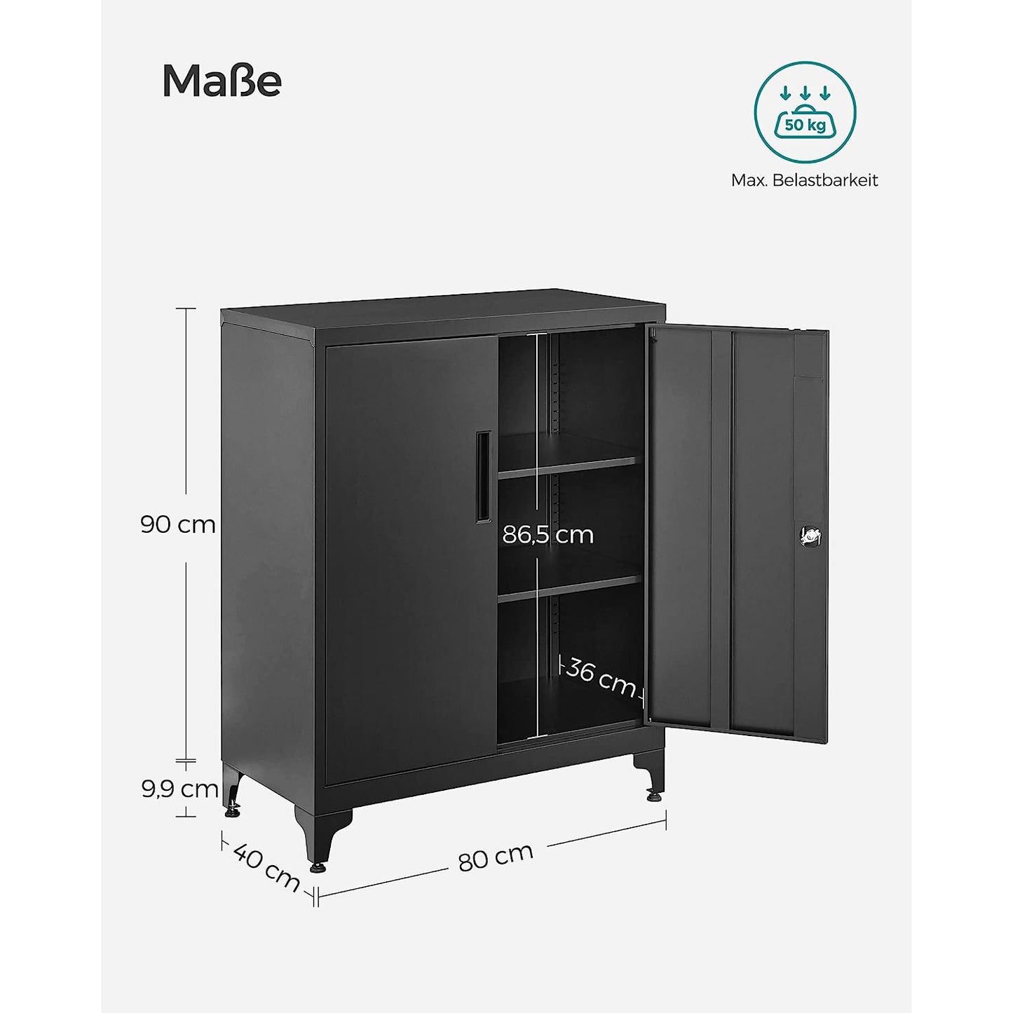 Multipurpose Garage Cabinet with 2 Doors - image 3