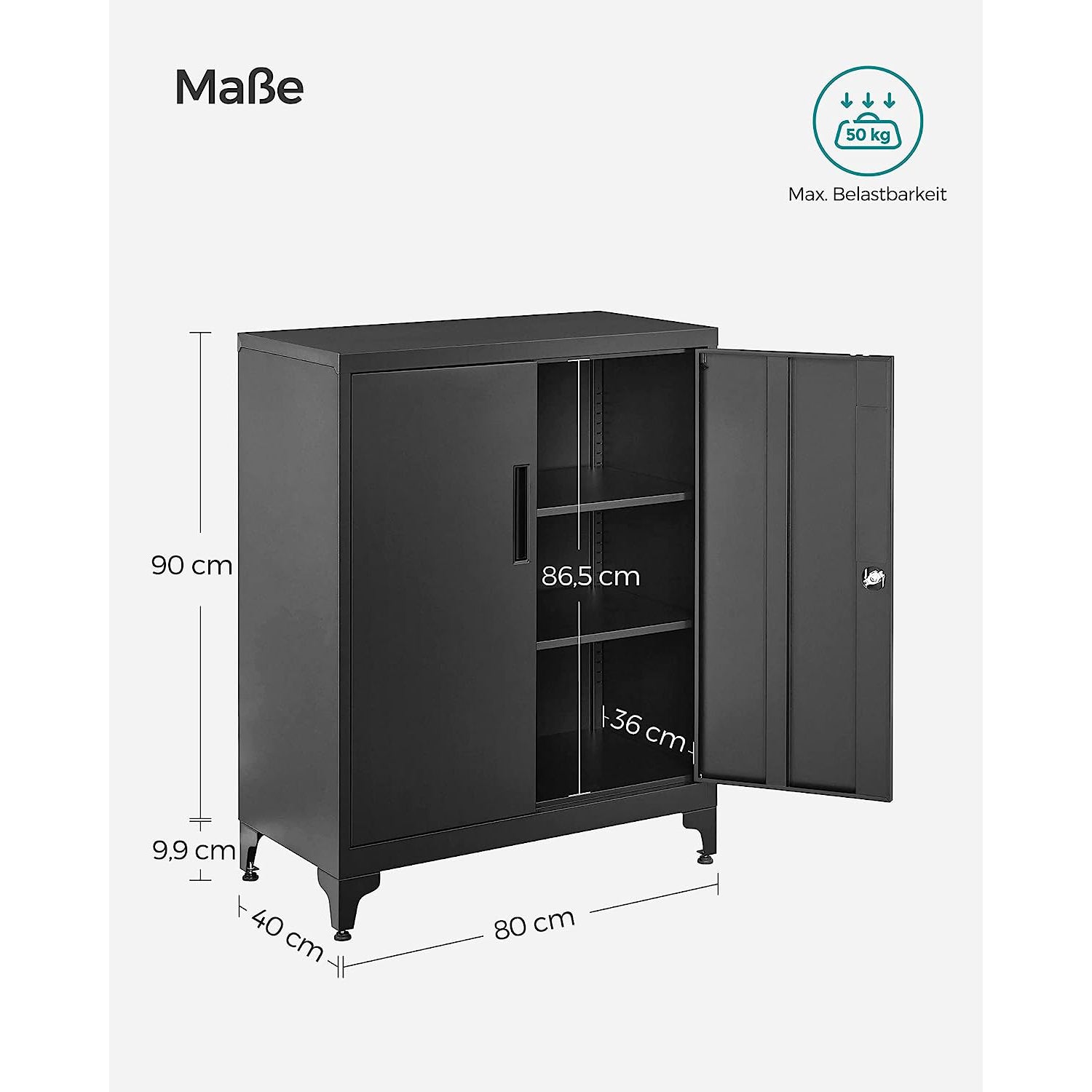 Multipurpose Garage Cabinet with 2 Doors - image 3