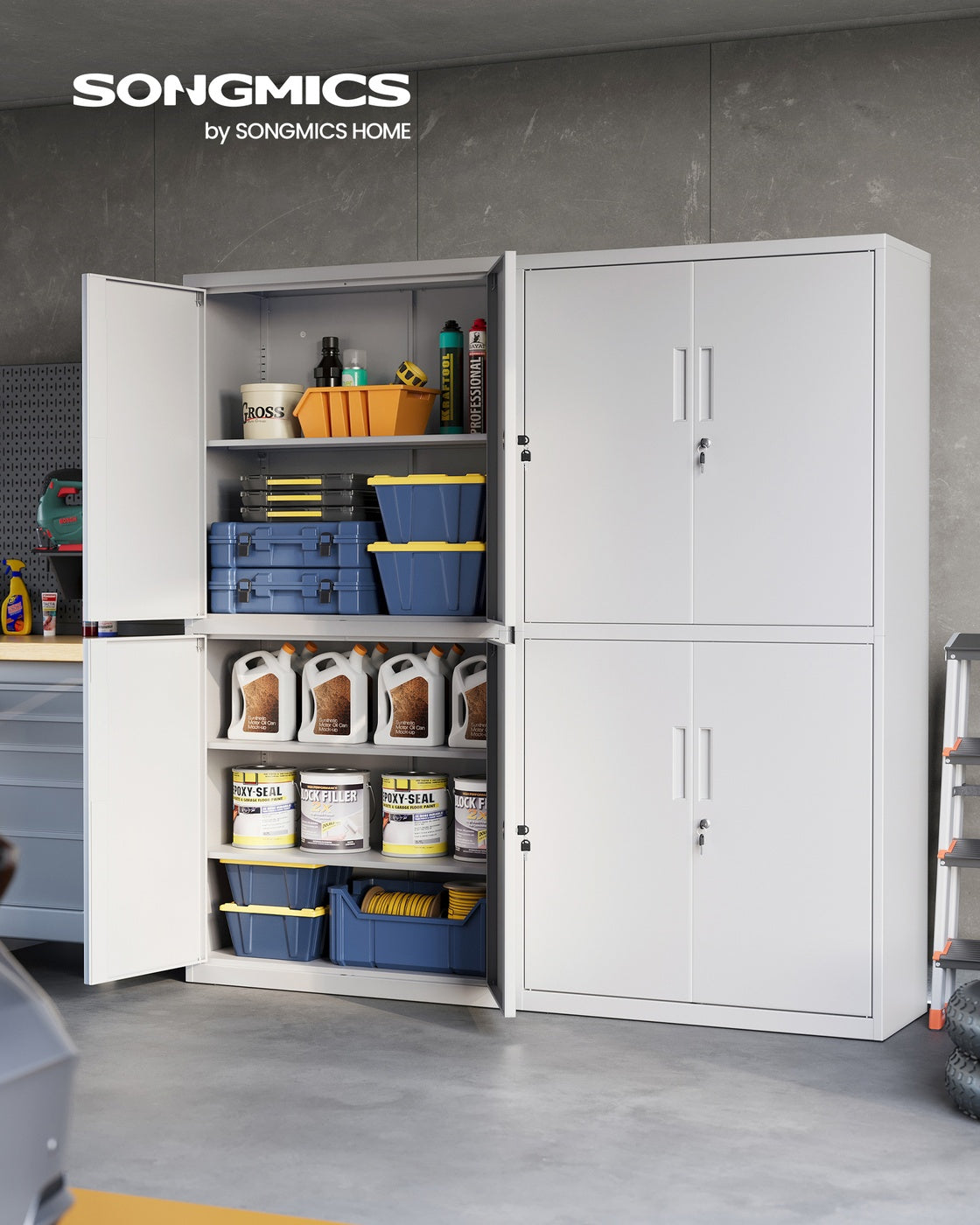 Metal Garage Storage Cabinet - image 2